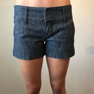 Ci Sono- Tailored denim shorts
